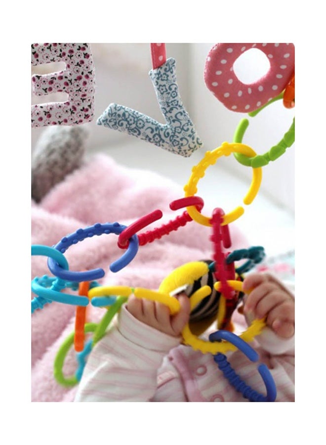 بلاي غرو روابط لويبي الجديدة (BD) - سلسلة حلقات للمتعة الحسية، روابط قابلة للتوصيل، من 3 أشهر، للجنسين، مزيج زاهي - Image 4