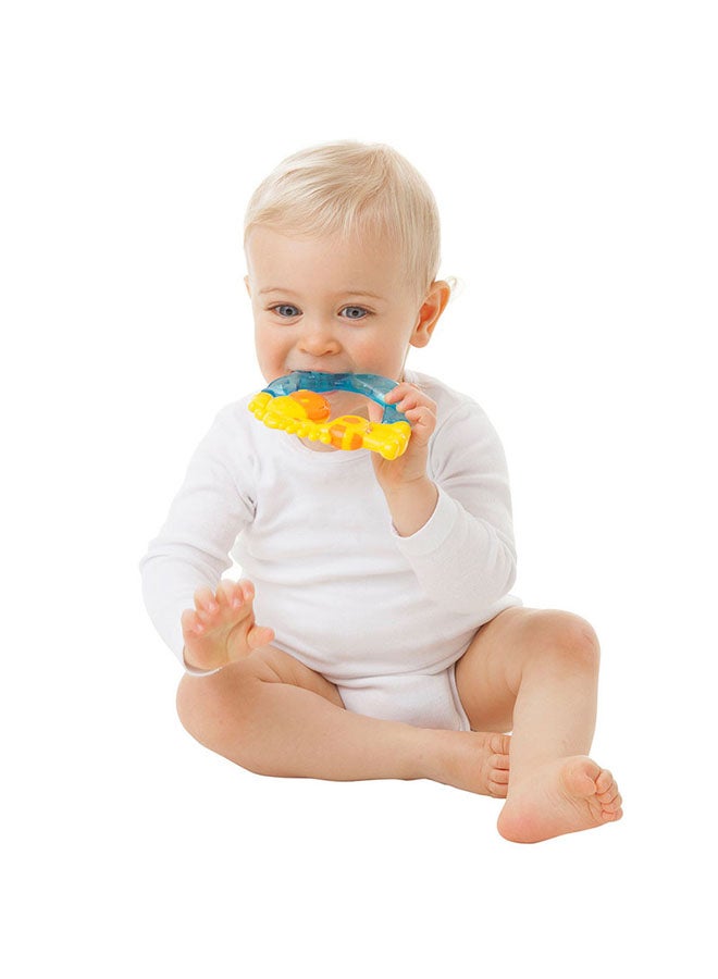 playgro Jerry Giraffe Water Teether & Shaker Set, Rattle Function, Textured Chew Rings, Auditory Fun, From 3 Months, Unisex, Bright Colors  - Image 4