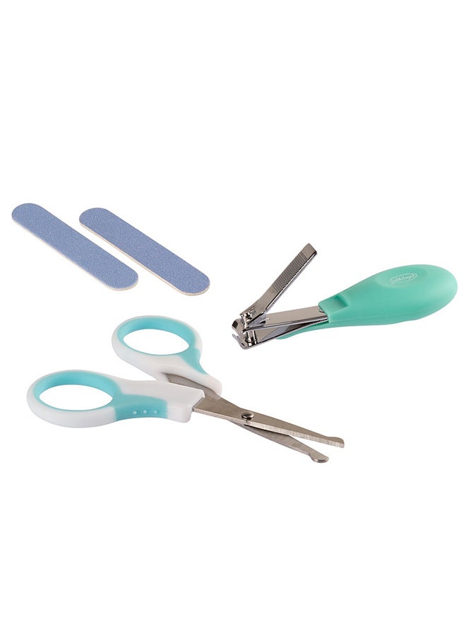 playgro Nail Care Set for Infants, Rounded Edges, Easy Grip, Includes Emery Boards, Safe Trimming, From Birth, Unisex, Soothing Colors  - Image 3