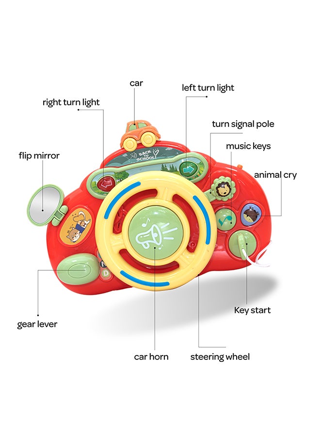 Moon Toddler Steering Wheel Toy  - Image 2