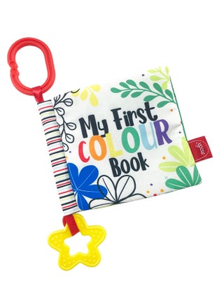 Baby Soft Fabric Book, Vibrant Multicolor, Fuzzy Textures, With Detachable Clip, Learning And Development Toy For 0+ Months, 17X3X14 Cm - pnsku/N70186355V/45/_/1750417792/91f96eae-6642-483d-b788-473632222723