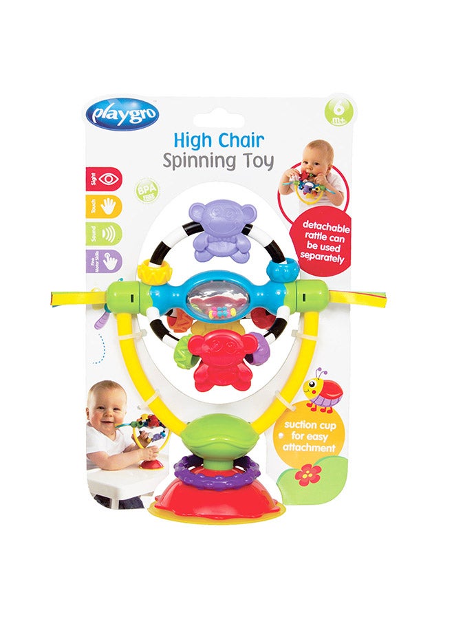playgro High Chair Spinning Toy-Parent – Engaging Baby Toy For Development And Sensory Play, 0+ Months 18cm  - Image 2