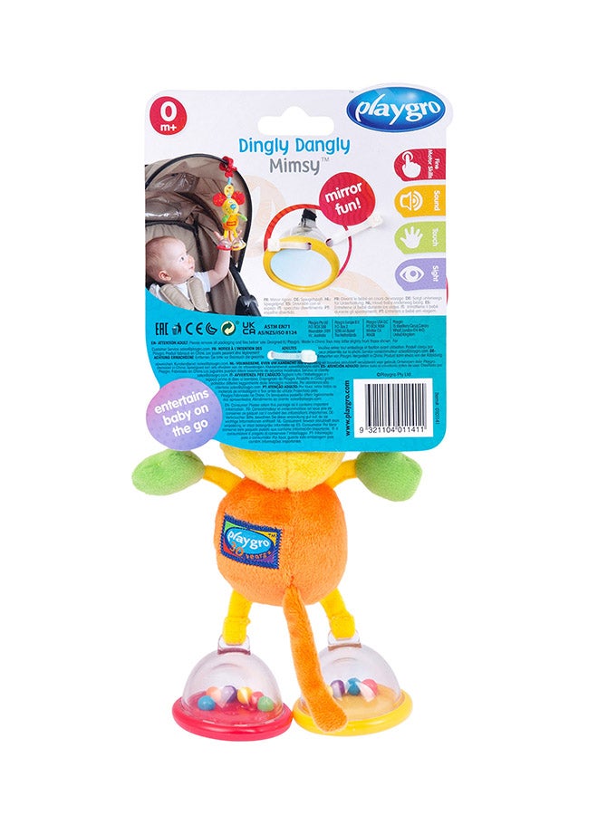 playgro Toy Box Dingly Dangly Mimsy (Bd) – Engaging Baby Toy For Development And Sensory Play, 0+ Months 29cm  - Image 2