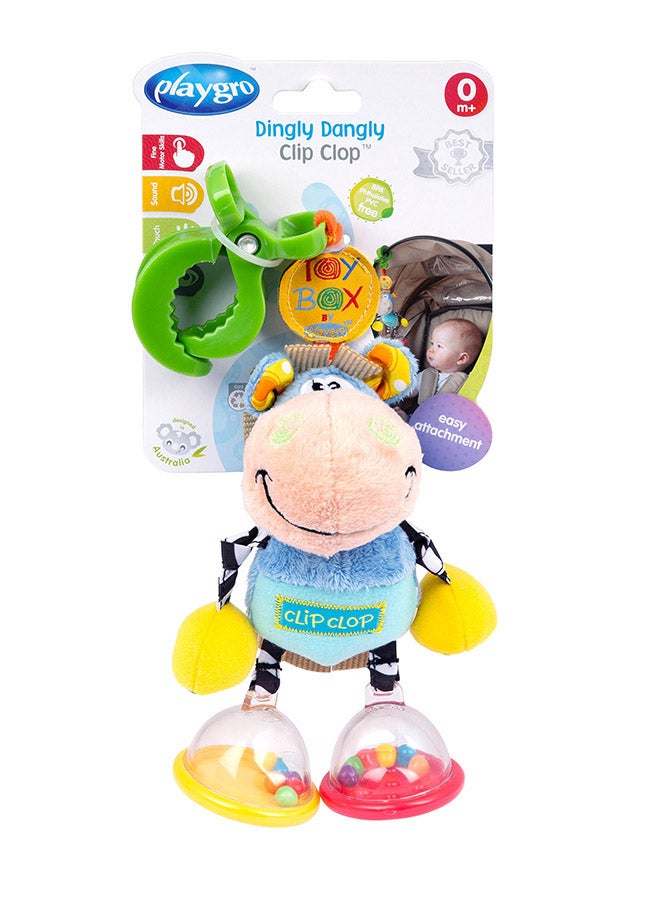 playgro Toy Box Dingly Dangly Clip Clop – Engaging Baby Toy For Development And Sensory Play, 0+ Months 29cm - Image 1