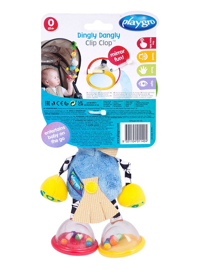 playgro Toy Box Dingly Dangly Clip Clop – Engaging Baby Toy For Development And Sensory Play, 0+ Months 29cm - Image 2