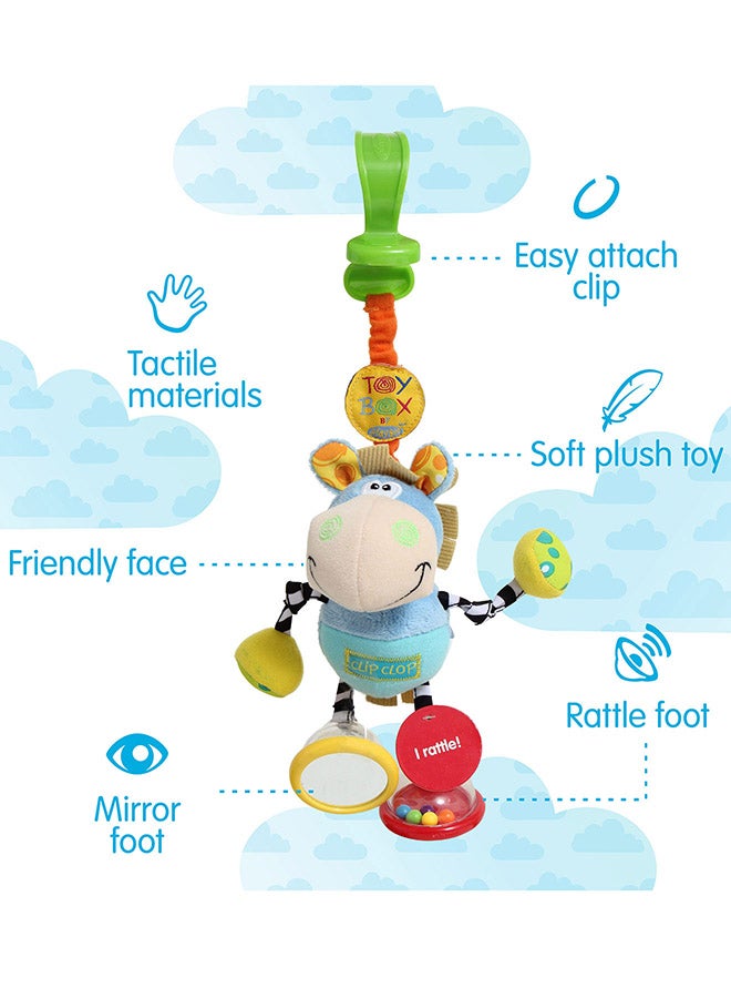 playgro Toy Box Dingly Dangly Clip Clop – Engaging Baby Toy For Development And Sensory Play, 0+ Months 29cm - Image 3