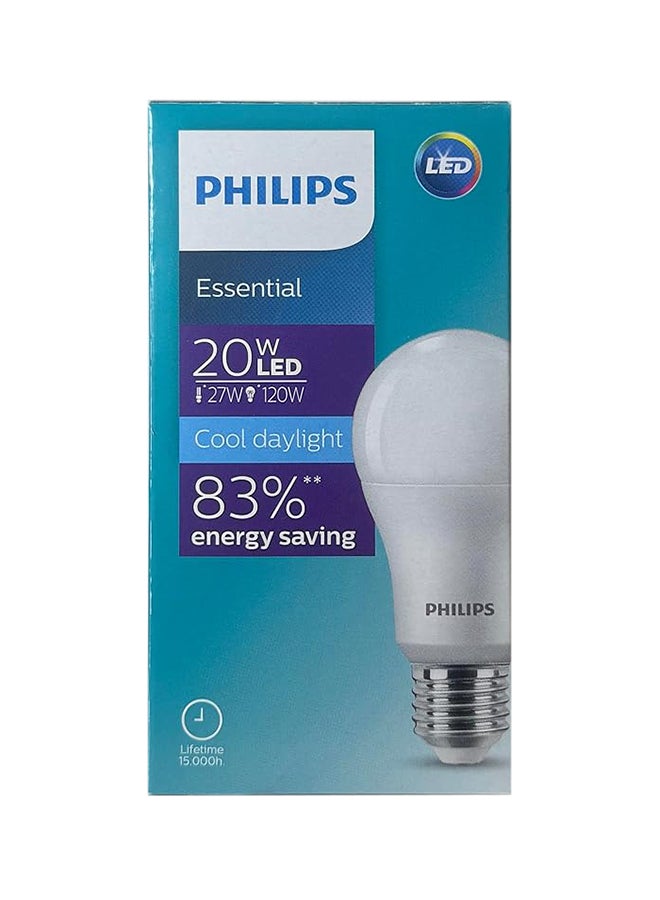 Philips LED Bulb 20W E27 6500K 230V, Cool Daylight Cool Daylight 11.8 x 6.6 x 6cm  - Image 2