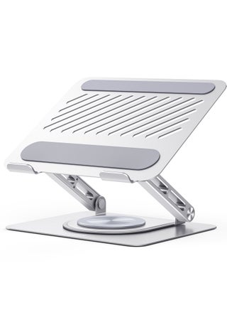 Laptop Stand for Desk, Adjustable Computer Stand with 360° Rotating Base, Ergonomic Laptop Riser for Collaborative Work, Foldable & Portable Laptop Stand, fits for All 13-17.3" Laptops Silver - pnsku/N70186469V/45/_/1750421402/7c3e780d-6025-4917-a994-1a24ca21e8f5