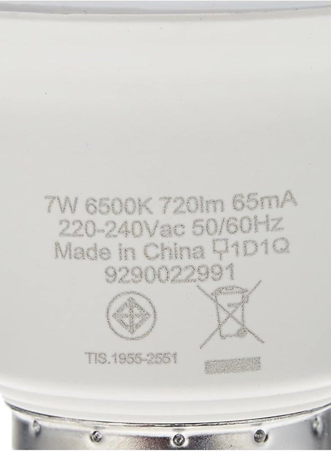 Philips Led Bulb 7W E27 6500K 230V, Cool Daylight White ‎6 x 6 x 10cm  - Image 3