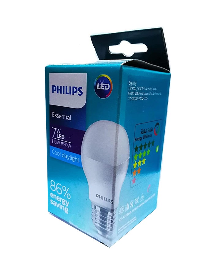 Philips Led Bulb 7W E27 6500K 230V, Cool Daylight White ‎6 x 6 x 10cm  - Image 4