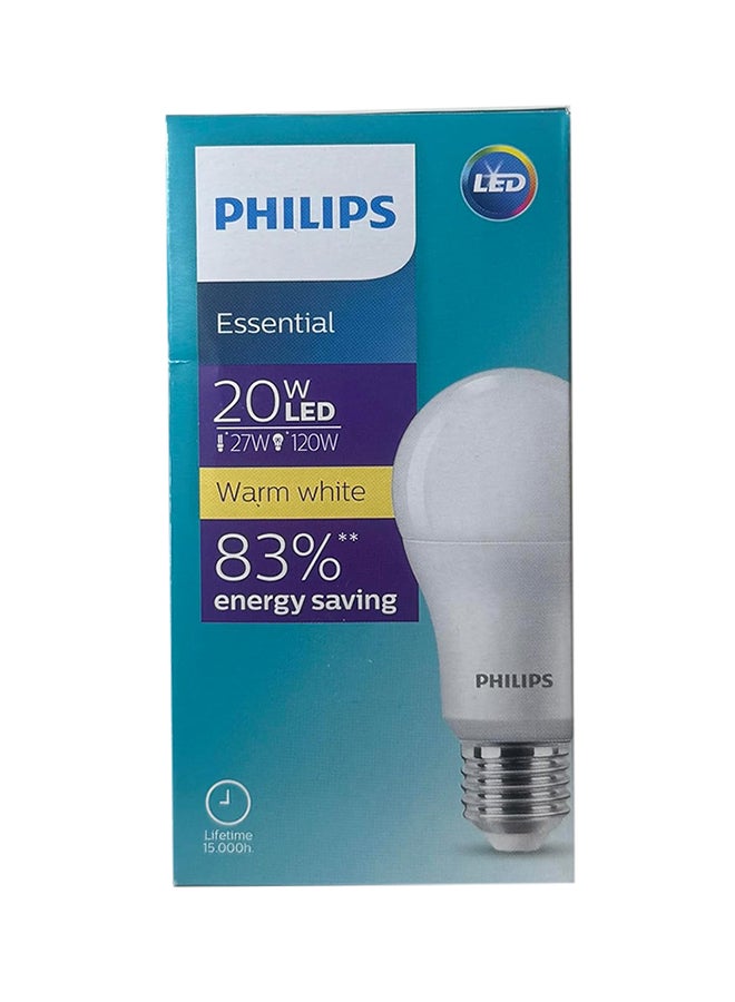 Philips LED Bulb 20-120W A60 E27,Warm White, 929003616207 Warm White 12.2 x 6.4 x 6cm  - Image 2