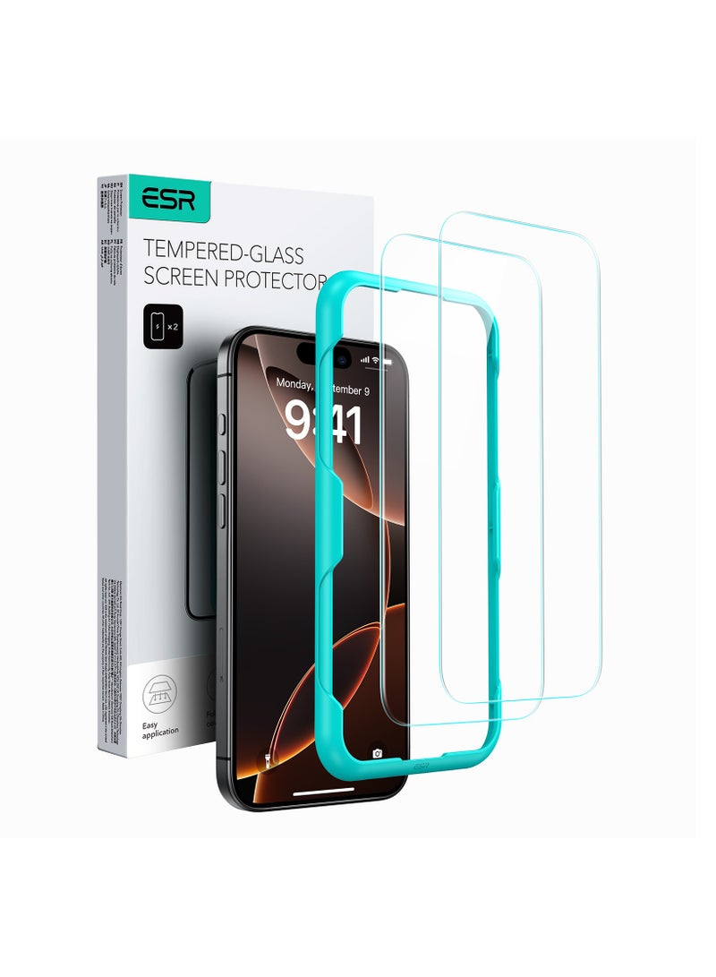 ESR Tempered-Glass Screen Protector, Compatible with iPhone 16 Pro Max clear - Image 1