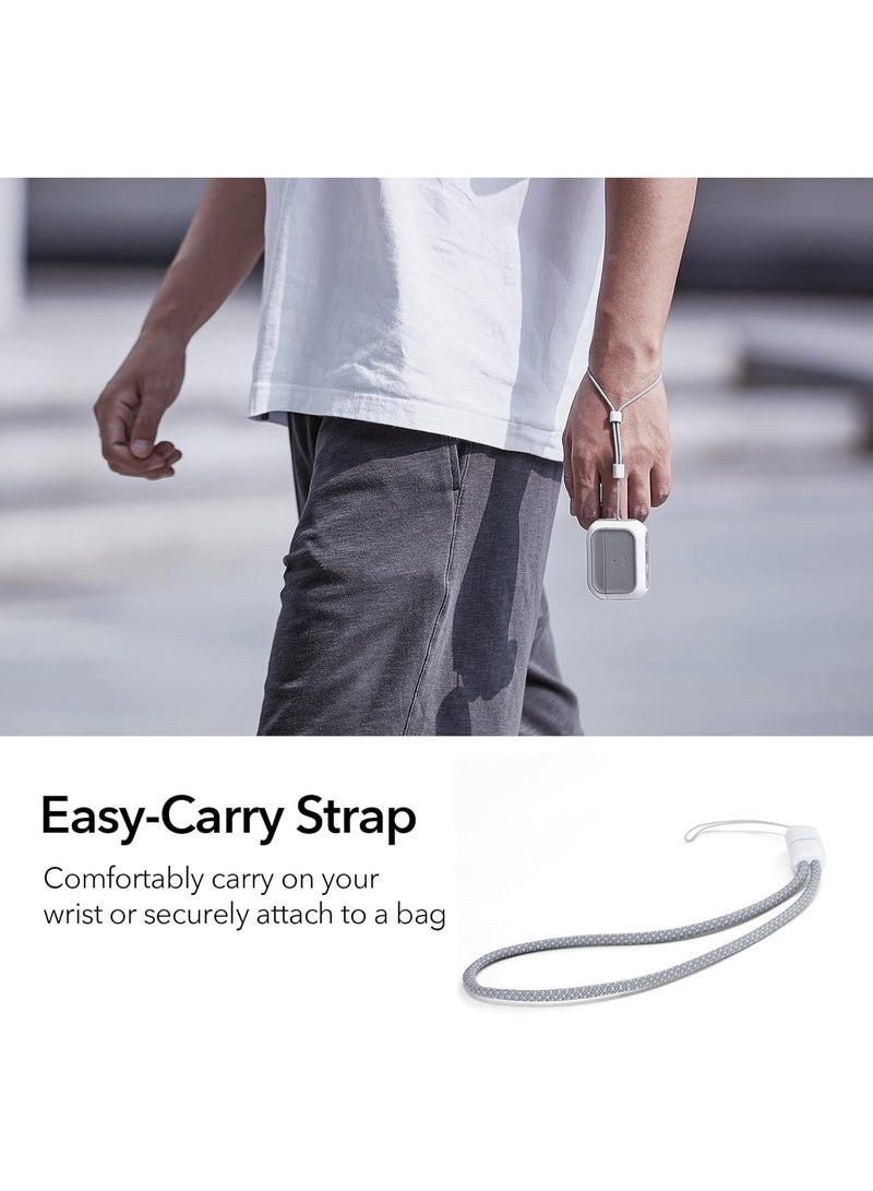 ESR For Airpods Pro 2 Case (USB-C/Lightning Cable), Compatible with AirPods Pro Case (2023/2022/2019, 2nd/1st Gen), MagSafe Ready, Magnetic Lid Lock, Full Drop Protection Cover with Lanyard white - Image 5