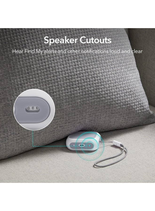 ESR For Airpods Pro 2 Case (USB-C/Lightning Cable), Compatible with AirPods Pro Case (2023/2022/2019, 2nd/1st Gen), MagSafe Ready, Magnetic Lid Lock, Full Drop Protection Cover with Lanyard white - Image 4