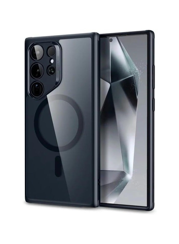 ESR Classic Hybrid HaloLock MagSafe Galaxy S25+ Plus Black/Clear - Image 1