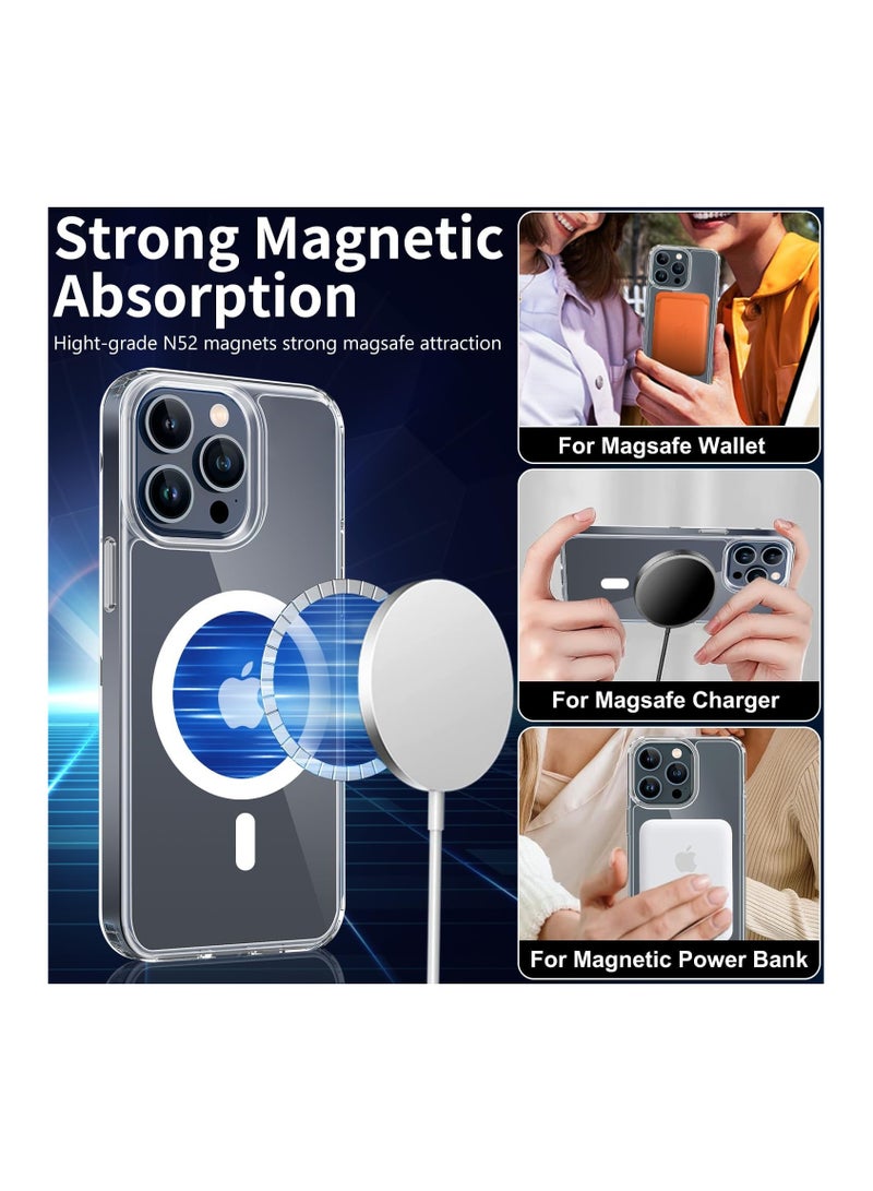 ESR Air Armor Clear Case (HaloLock) Set, Compatible With iPhone 15 Pro Max (Case, 2 Screen Protectors And Camera Lens Protector) – MagSafe Compatible – 360° Complete Protection - Clear - Image 2