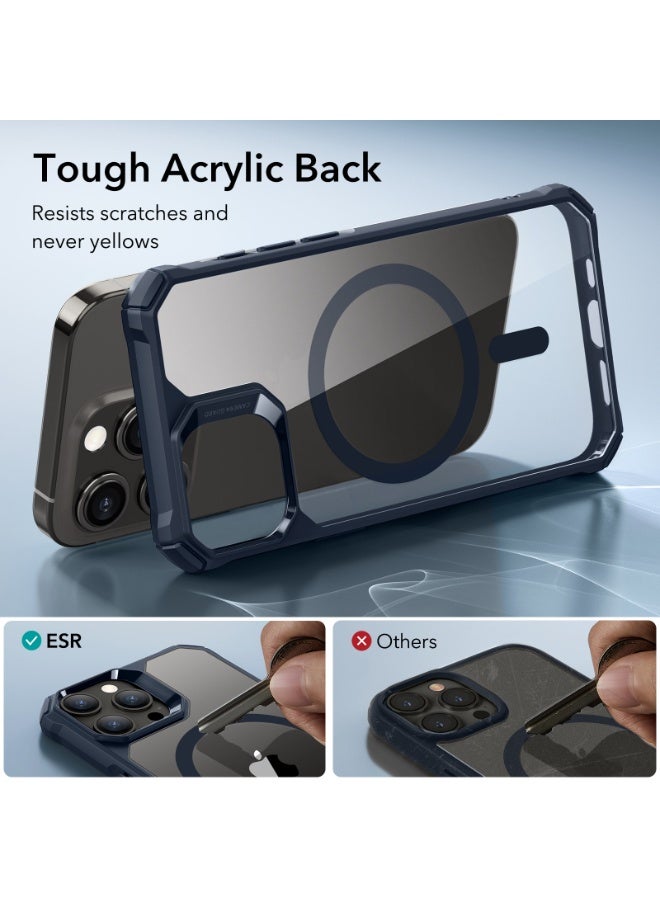 ESR for iPhone 15 Pro Max Case, Military-Grade Protection, Shockproof Air Guard Corners, Yellowing-Resistant Acrylic Back, Phone Case for iPhone 15 Pro Max, Air Armor Series Dark Blue - Image 2