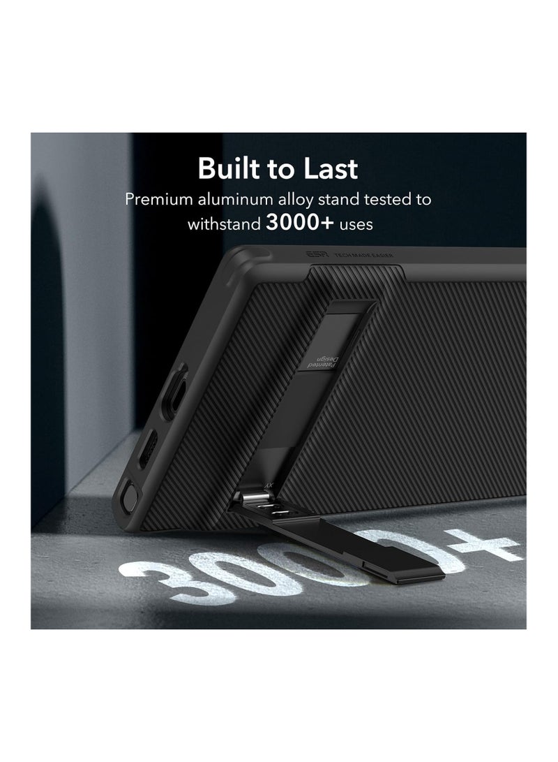 ESR for Samsung Galaxy S24 Ultra Case, Kickstand S24 Ultra Cover with 3 Stand Modes, Military-Grade Drop Protection, Shockproof Slim Phone Case with Patented Kickstand, Boost Series, Black Black - Image 3