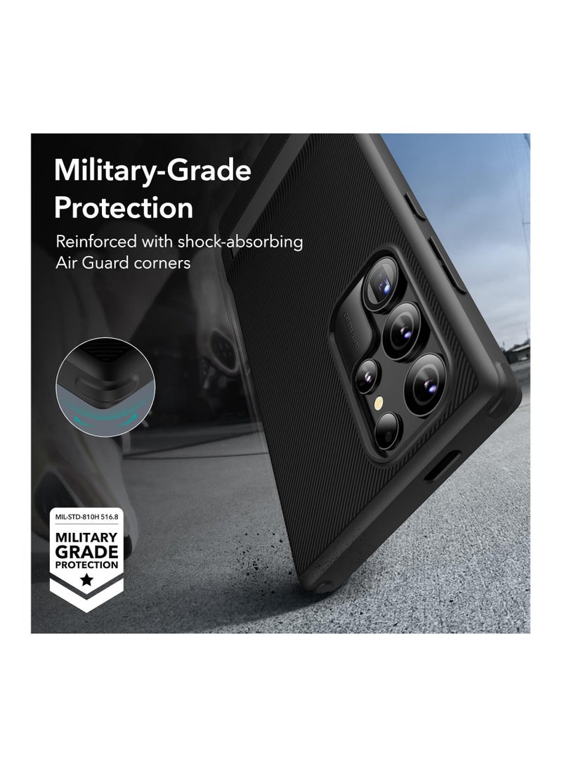 ESR for Samsung Galaxy S24 Ultra Case, Kickstand S24 Ultra Cover with 3 Stand Modes, Military-Grade Drop Protection, Shockproof Slim Phone Case with Patented Kickstand, Boost Series, Black Black - Image 4