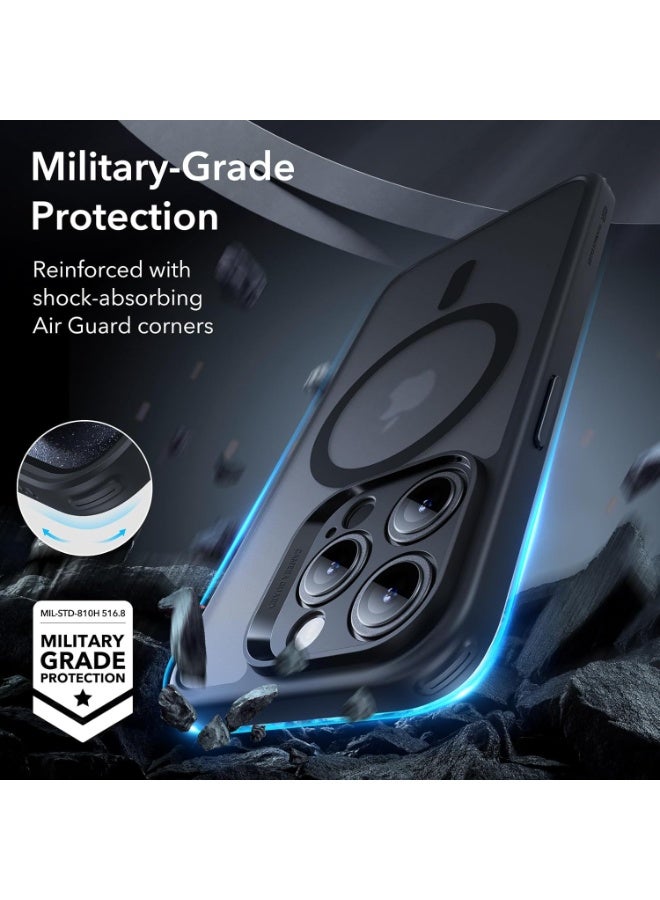 ESR for iPhone 15 Pro Max Case (5 in 1) Set, Translucent Matte Case with Screen Protector and Camera Lens Protectors, Compatible with MagSafe, Military-Grade Protection, Classic Series Frosted Black - Image 3