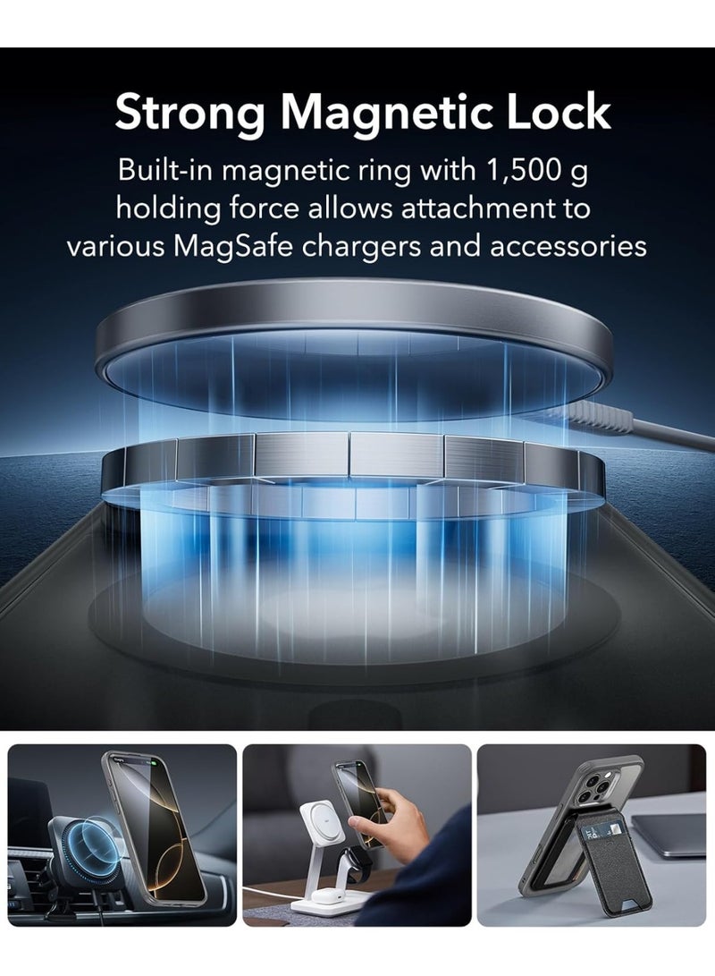 اي اس ار طقم غلاف كلاسيك برو (هالو لوك)، متوافق مع آيفون 16 برو (غلاف، واقي شاشة و 4 أزرار قابلة للتبديل) – متوافق مع ماغسيف – حماية كاملة بزاوية 360° - Image 5