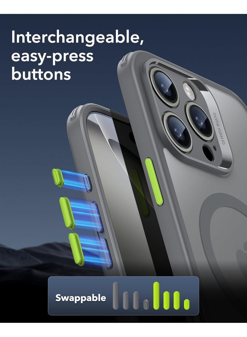 اي اس ار طقم غلاف كلاسيك برو (هالو لوك)، متوافق مع آيفون 16 برو (غلاف، واقي شاشة و 4 أزرار قابلة للتبديل) – متوافق مع ماغسيف – حماية كاملة بزاوية 360° - Image 3