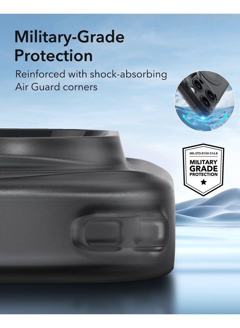 ESR Zero Clear Case (HaloLock), Compatible With iPhone 16 Pro – MagSafe Compatible – Slim And Lightweight Protection - Frosted Black - Image 2