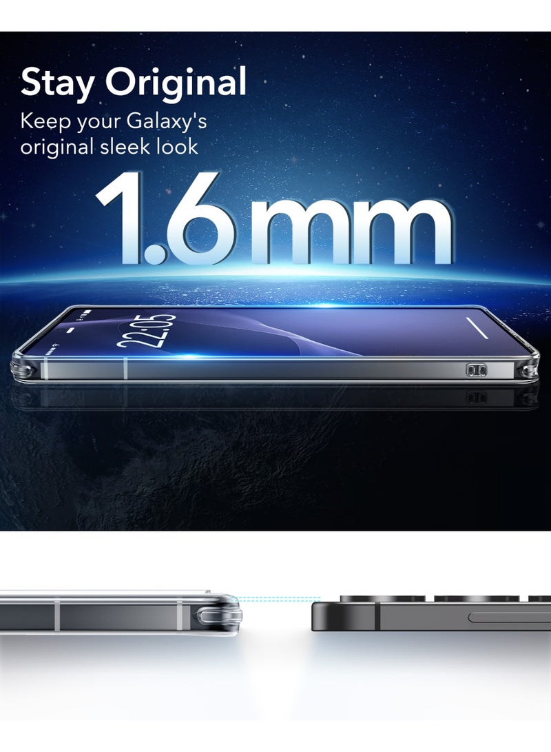 ESR Classic Hybrid Case (HaloLock), Compatible With Samsung Galaxy S25 Ultra – MagSafe Compatible – MilGrade Protection - Clear - Image 2