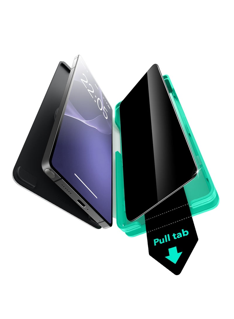 ESR Samsung Galaxy S25 Ultra Privacy Screen Protector, 9H+ Hardness Tempered Glass with Easy Installation, Auto Dust-Elimination Tool for Galaxy S25 Ultra [6.9”], Anti-Spy pack of 1 clear - Image 1