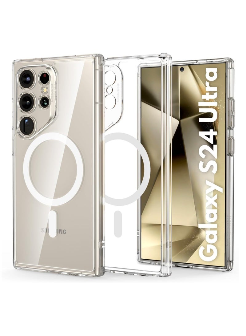 ESR ESR Classic Hybrid Case (HaloLock), Compatible with Samsung Galaxy S24 Ultra, Clear Clear  - Image 2