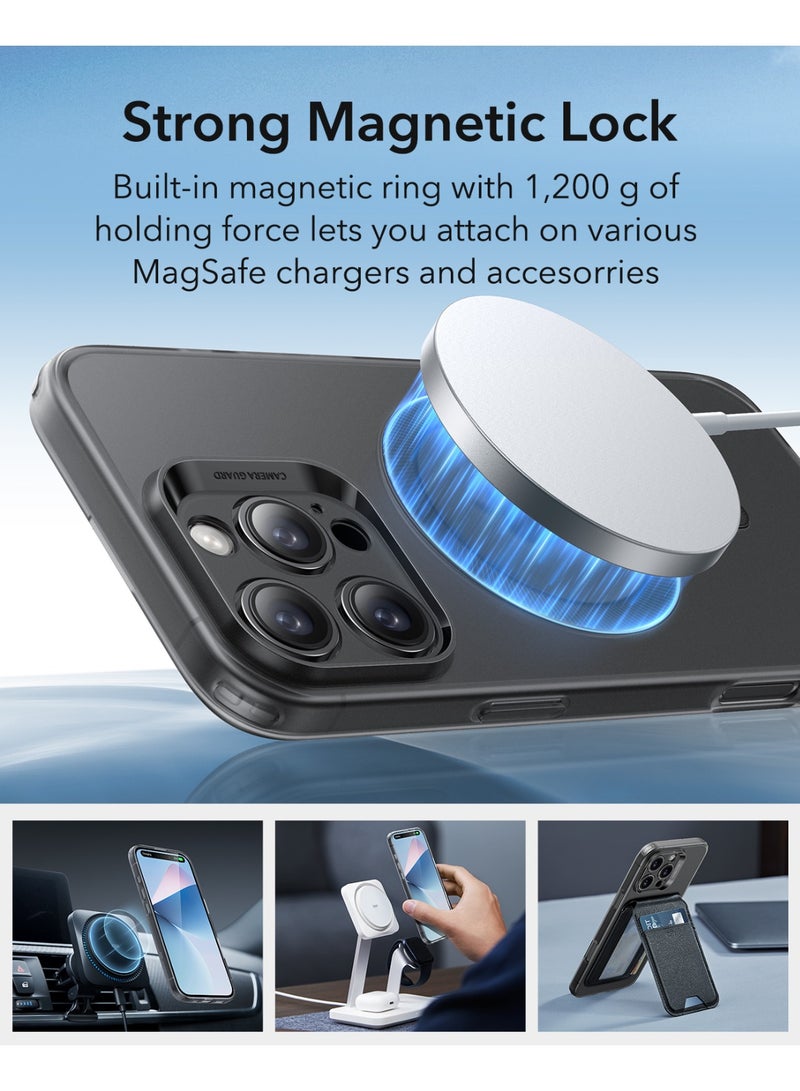 ESR Zero Clear Case (HaloLock), Compatible With iPhone 16 Pro Max – MagSafe Compatible – Slim And Lightweight Protection - Frosted Black - Image 3