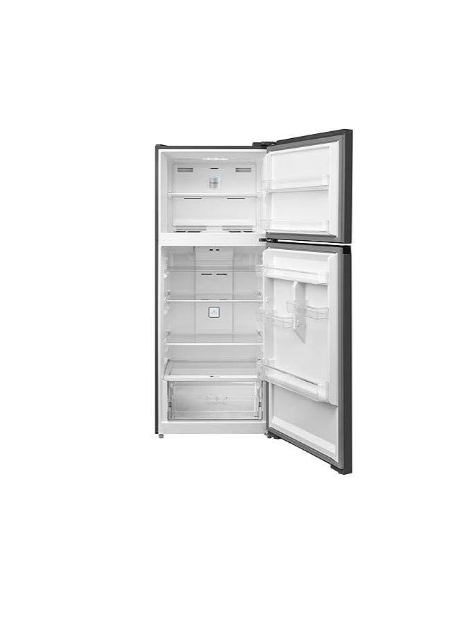 مديا Refrigerator, Multi-Air Flow, Humidity Control, Pull-out Tray Electronic Control, Super Cooling, 2L Bottle Rack, 2D 411L - MDRT580MTN45 Black Jaz  - Image 2