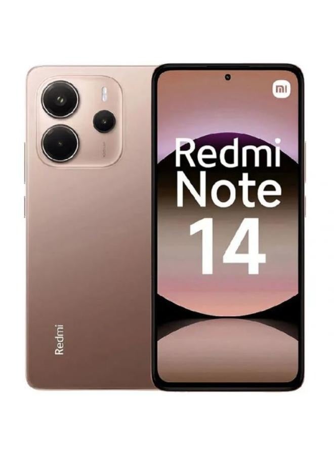 Xiaomi Xiaomi Redmi Note 14 8GB Ram 256GB Sand Gold-Middle east version  - Image 1