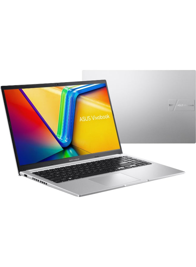 ASUS VivoBook Laptop With 15.6 Inch Full HD(1920X1080) Display,AMD Ryzen 7-7730U Processor/16GB RAM DDR5/512GB SSD/AMD Radeon Graphics/Windows 11 Home/ English/Arabic Cool Silver  - Image 3