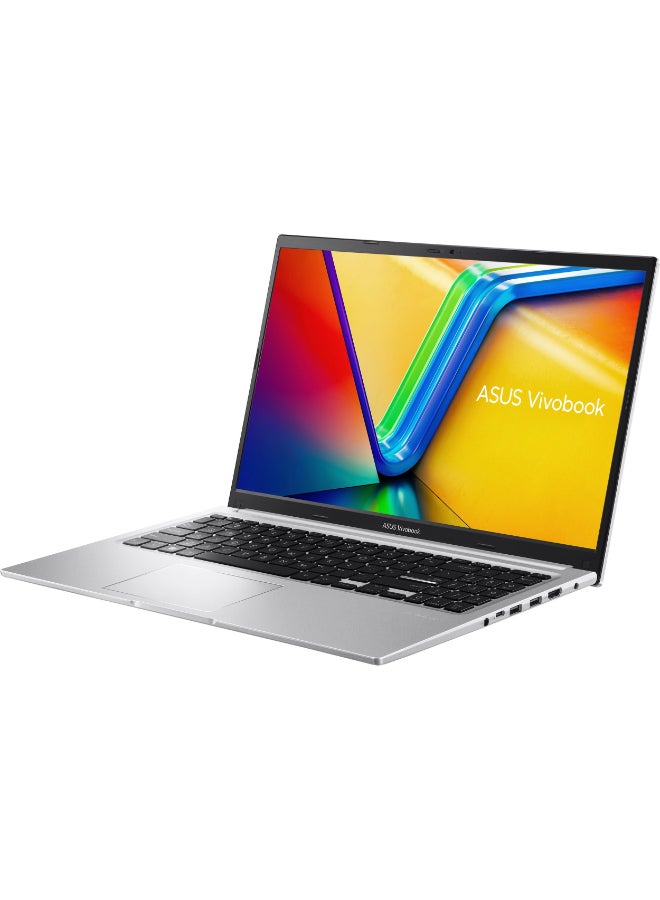 ASUS VivoBook Laptop With 15.6 Inch Full HD(1920X1080) Display,AMD Ryzen 7-7730U Processor/16GB RAM DDR5/512GB SSD/AMD Radeon Graphics/Windows 11 Home/ English/Arabic Cool Silver  - Image 2