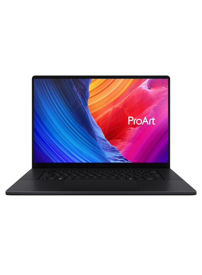 ASUS ProArt P16 Laptop With 14 Inch 4K (3840x2400) OLED Display, AMD Ryzen AI 9 HX 370 Processor/64GB RAM DDR5/4TB SSD/8GB NVIDIA GeForce RTX 5070 Graphics/Windows 11 Home/ English/Arabic Nano Black - Image 1