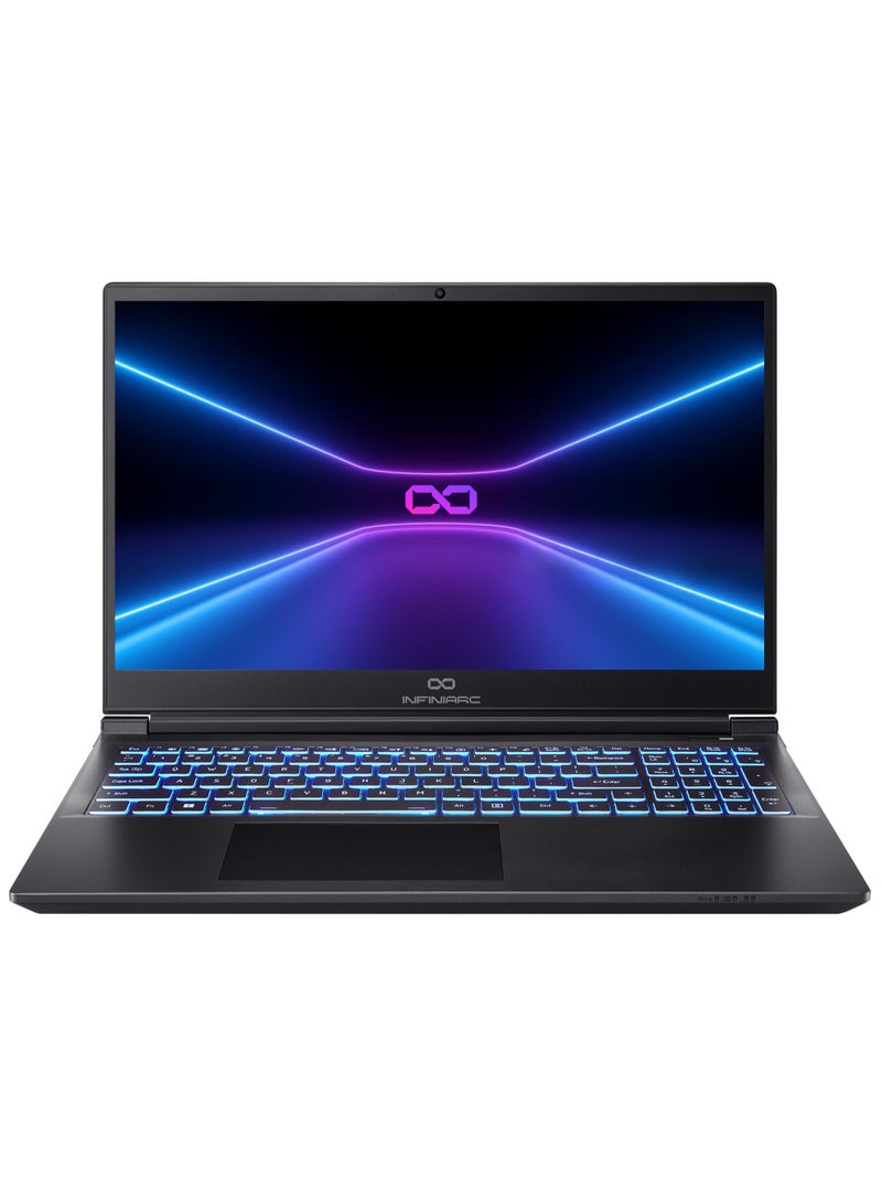 INFINIARC G600 Notebook Gaming Laptop With 15.6 Inch Full HD(1920x1080) 144Hz IPS Display, Intel Core i7-13650HX Processor/8GB NVIDIA RTX 4060 Graphics/32GB DDR5 RAM/1TB SSD/ English/Arabic Black  - Image 1