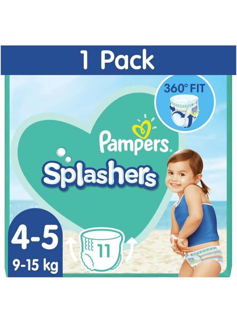 بامبرز سبلشرز مقاس 4-5، 9-15 كجم، 11 حفاضة