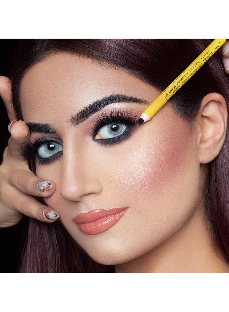 فور إيفر52 A Waterproof Kohl Pencil German Black KWP001 Black - Image 4