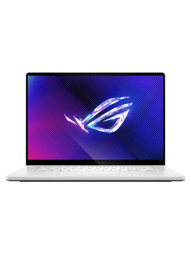 ASUS ROG Zephyrus G16 Laptop With 16-inch 2.5K WQXGA (2560 x 1600) Display 240Hz,AMD Ryzen AI 9 HX 370 Processor/16GB RAM DDR5/1TB SSD/8GB NVIDIA GeForce RTX 4070 Graphics/Windows 11 Home/ English/Arabic Platinum White  - Image 1