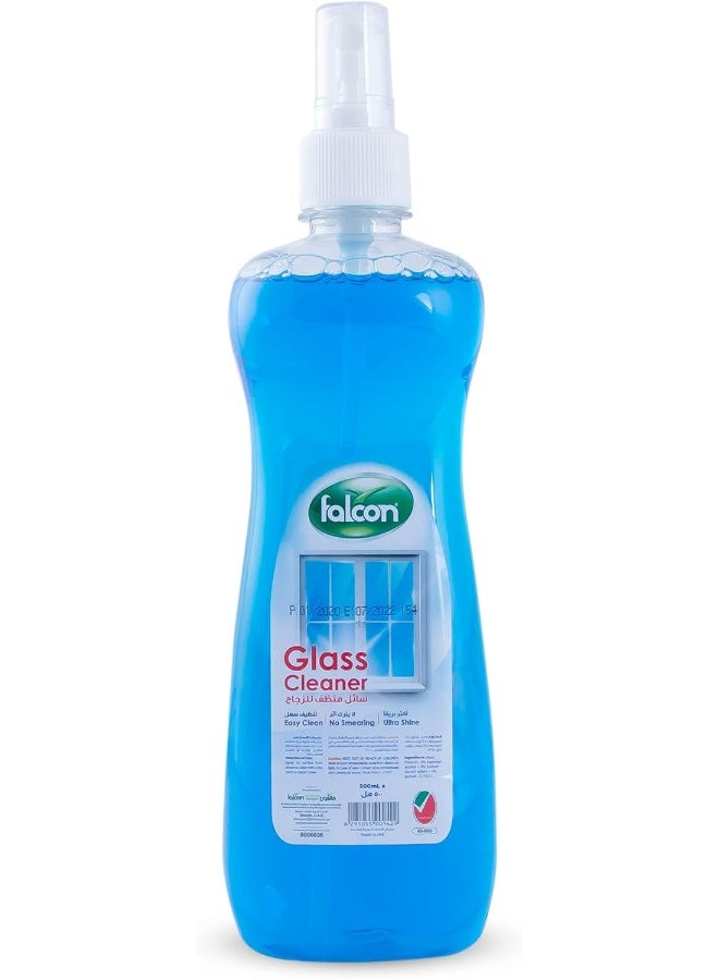 Falcon Pack Glass Cleaner Finger Blue 500ml  - Image 1