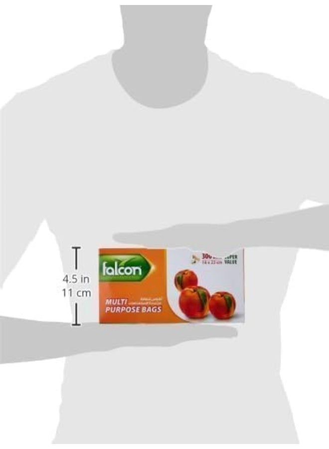 Falcon Bio-Degradable Pull Cut Freezer Bag - 300 Pieces Clear 18 x 23cm Clear 18 x 23cm - Image 3