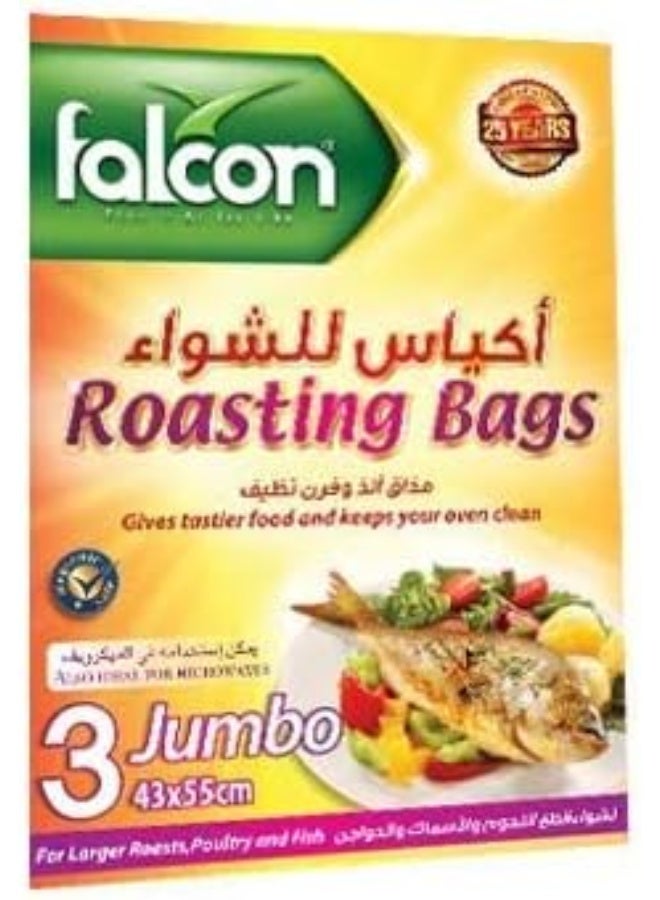 Falcon Pack Roasting Bags Jumbo (43 X 55 Cm) - 3 Pieces Crystal Clear Crystal Clear - Image 3