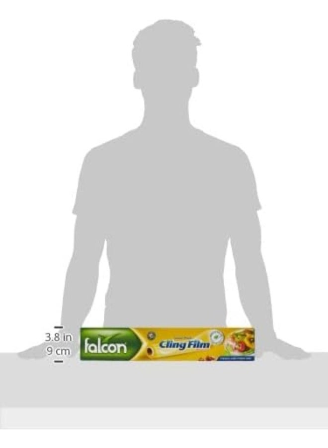 فالكون Pack Ret Cling Film 2 Kg W Cutter Clear 45cm Clear 45cm - Image 4