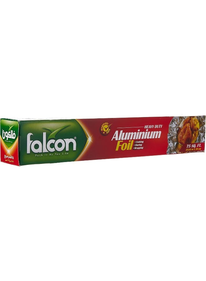 Falcon Heavy Duty Aluminium Foil 75Sq.Ft Silver 23.22X 0.30meter Silver 23.22X 0.30meter - Image 3