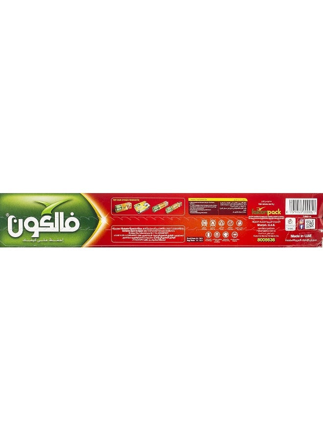 Falcon Heavy Duty Aluminium Foil 75Sq.Ft Silver 23.22X 0.30meter Silver 23.22X 0.30meter - Image 2