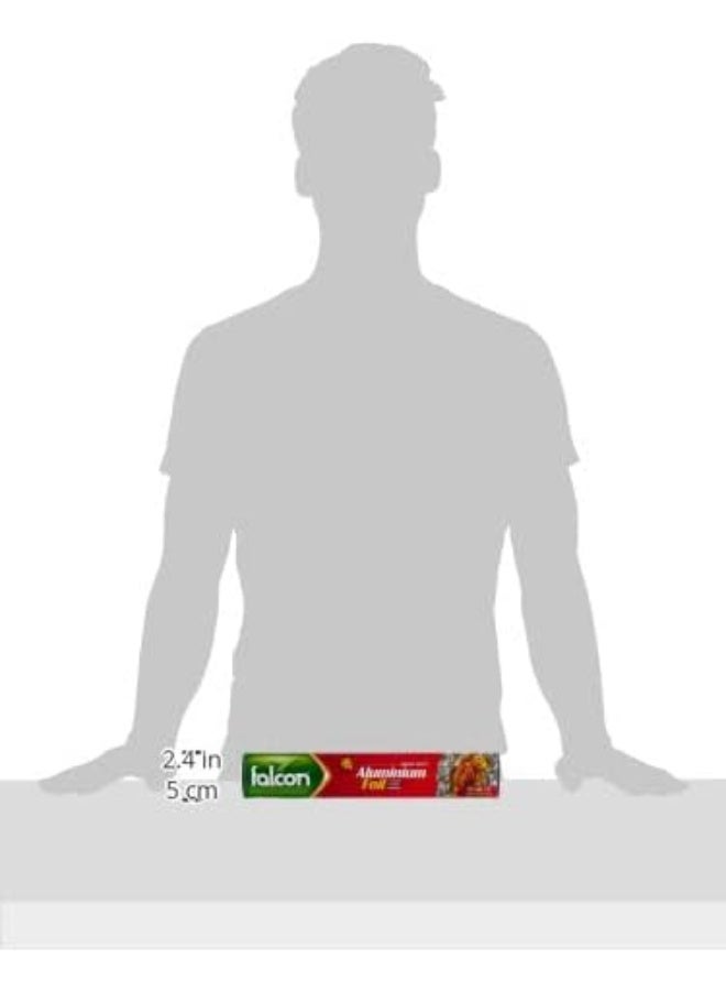 Falcon Heavy Duty Aluminium Foil 75Sq.Ft Silver 23.22X 0.30meter Silver 23.22X 0.30meter - Image 5