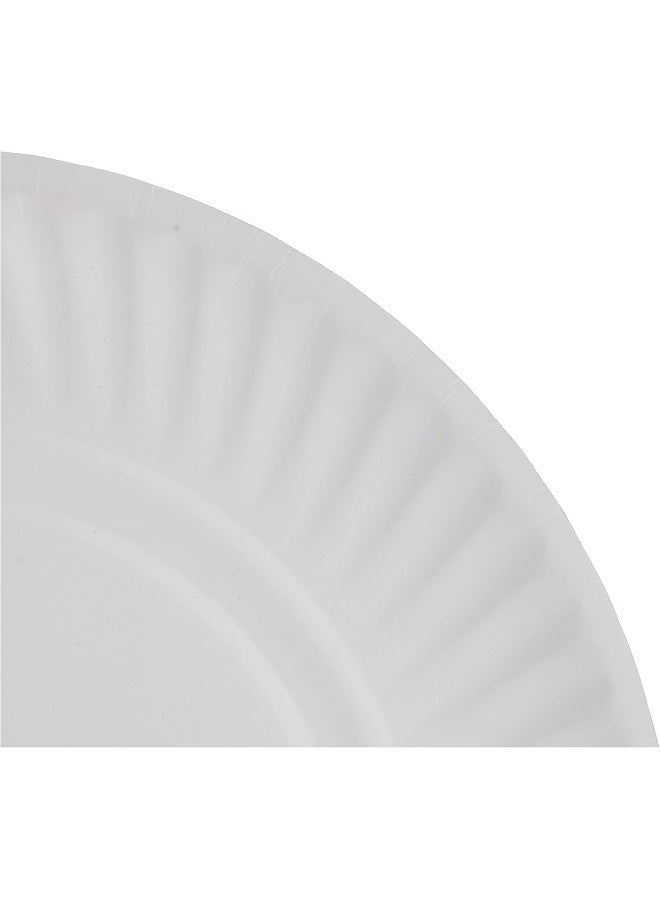 فالكون 100-Piece Pack Paper Plates 9 Inch White White  - Image 3