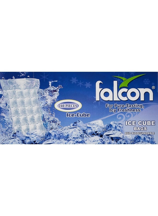 Falcon Ice Cube Bags Clear 240 PiecesNone Clear 240 PiecesNone  - Image 1