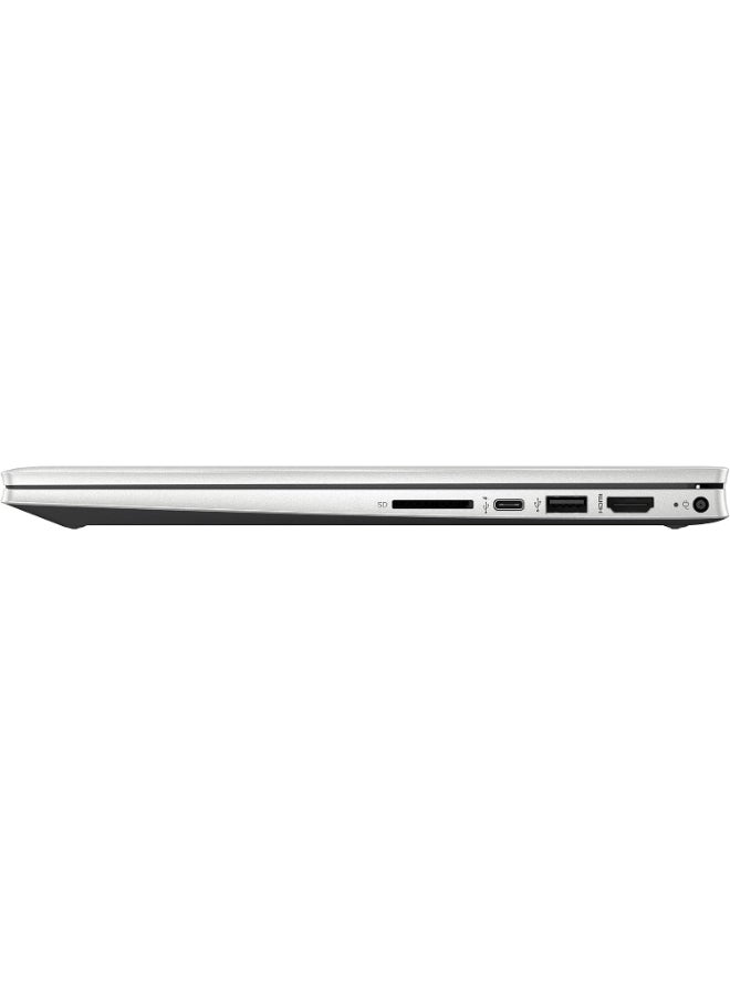 HP PAVILION Laptop With 14 Inch Full HD(1920X1080) Display,Core I5 - 1135G7 Processor/8GB RAM DDR5/512GB SSD/Windows 10 Home/Intel Iris Xe Graphics/ English/Arabic Silver  - Image 4